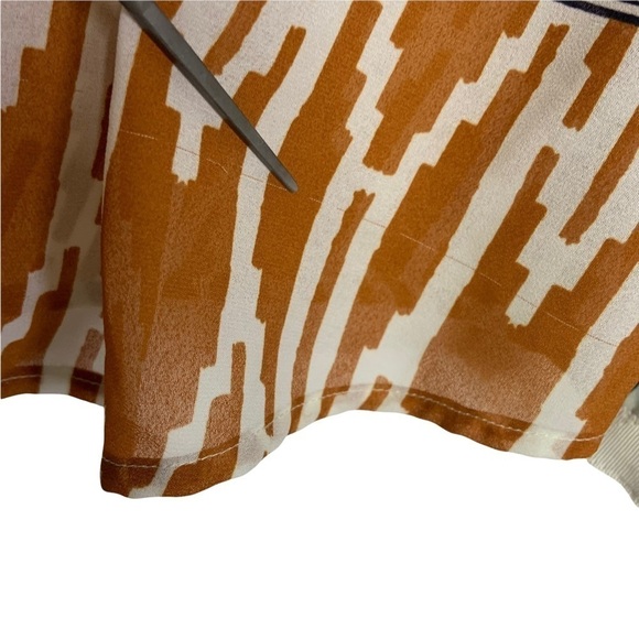 Anthropologie Maeve Womens Aztec Tribal Blouse Sz 4 Long Sleeve Multicolor - Picture 6 of 9